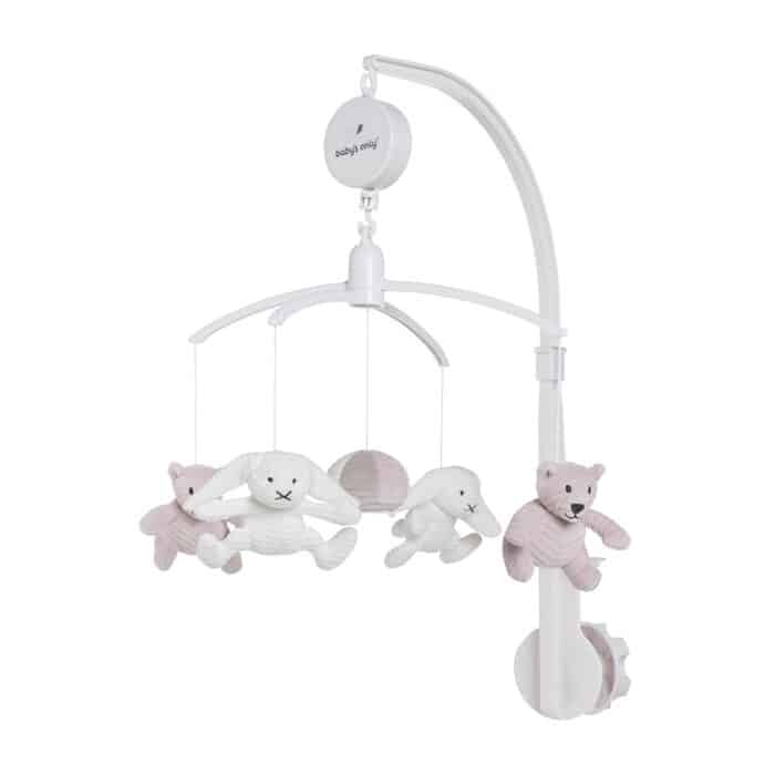 Baby's only muziekmobiel sense old pink