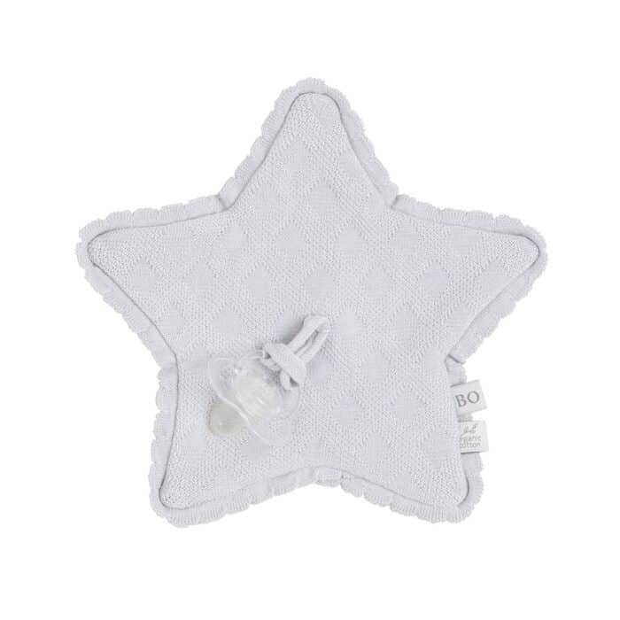 Baby's Only speendoekje ster reef grey