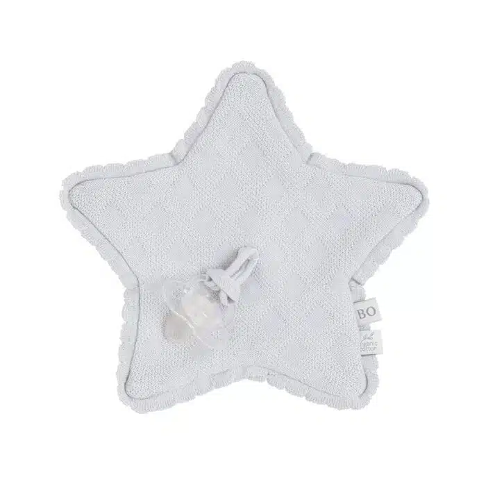 Baby's Only speendoekje ster reef grey