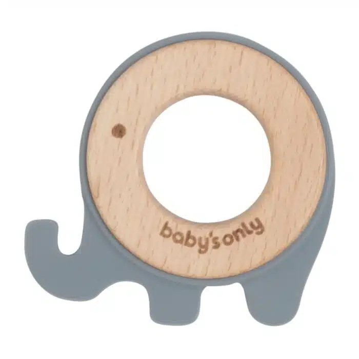 Baby's Only teething ring elephant grey