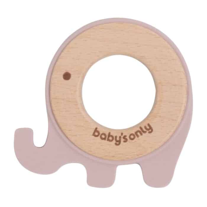 Baby's Only teething ring old pink