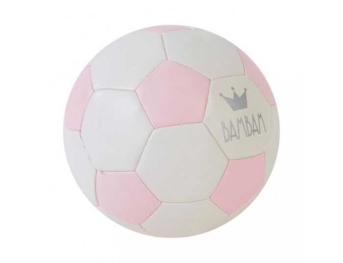 BamBam bal leer wit/roze