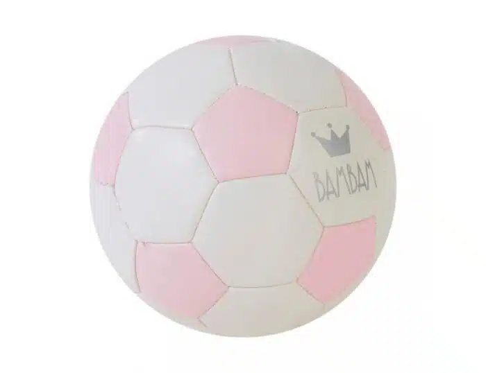 BamBam bal leer wit/roze