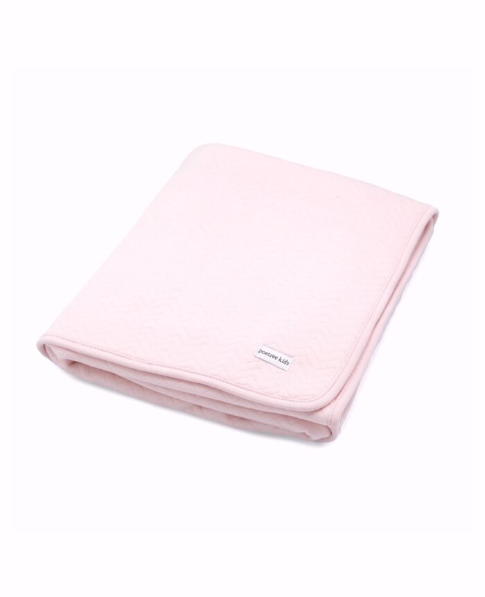 Poetree wieg deken Chevron pink - Afbeelding 2