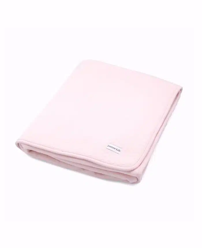Poetree wieg deken Chevron pink - Afbeelding 2