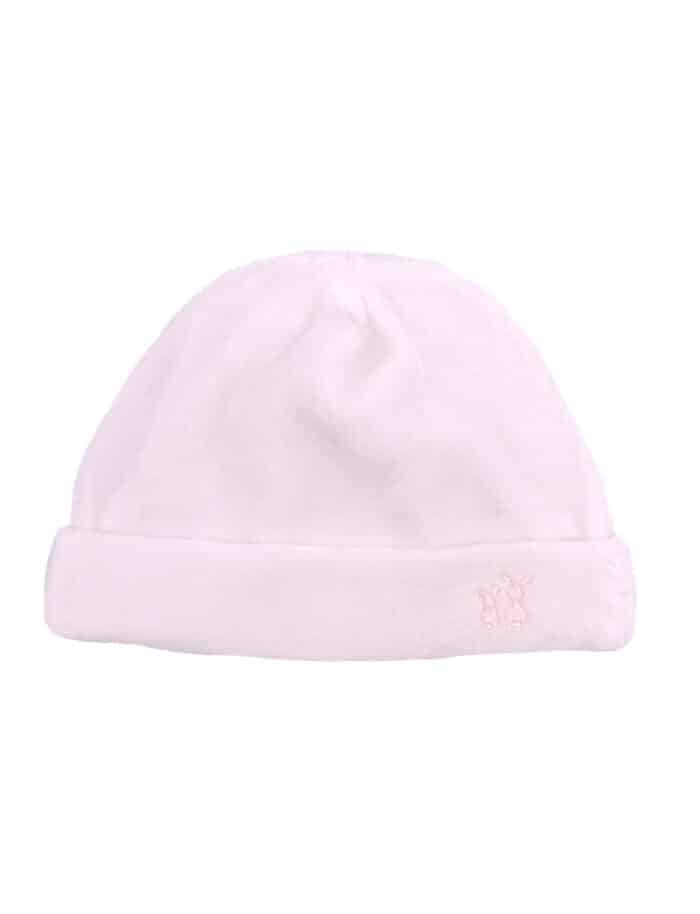 Poetree mutsje velours roze