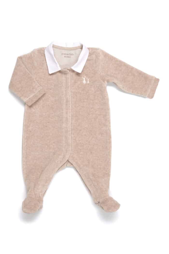 Poetree boys boxpak velours camel