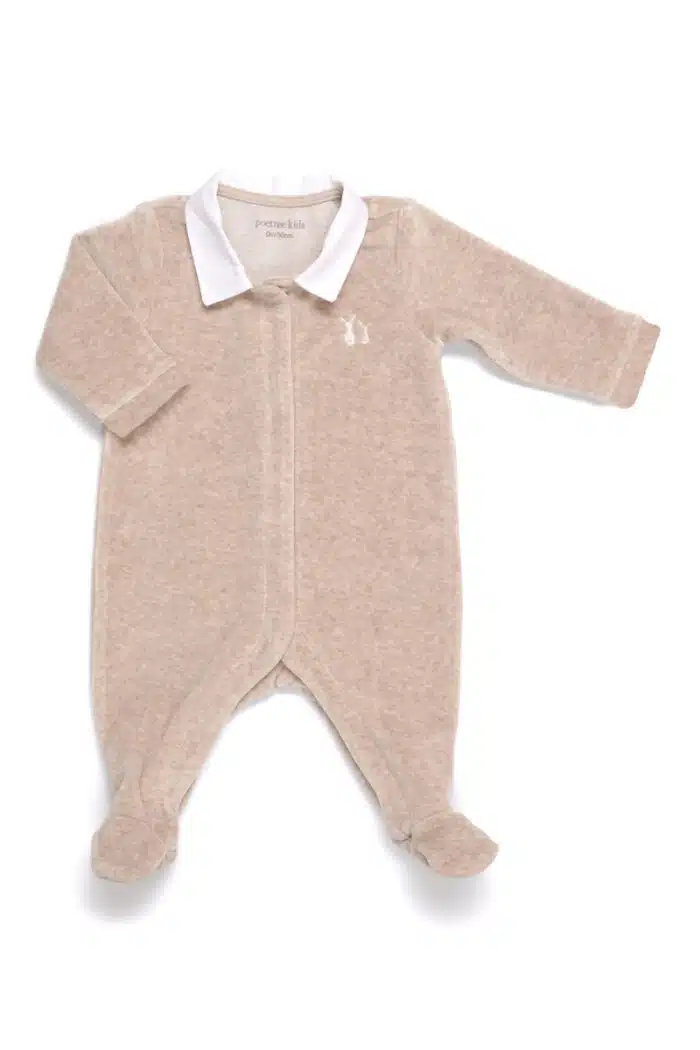 Poetree boys boxpak velours camel