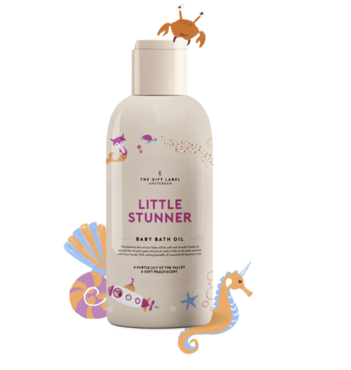 Giftlabel baby bath oil 150ml girls