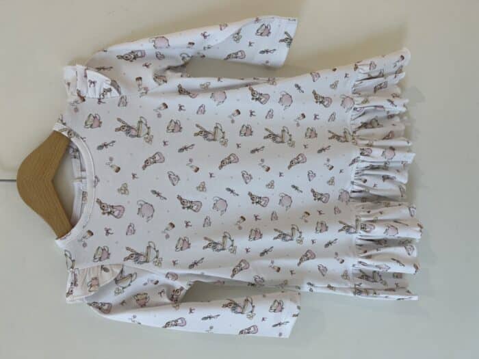 SALE Little pie pyjama jurk Rabbit pink