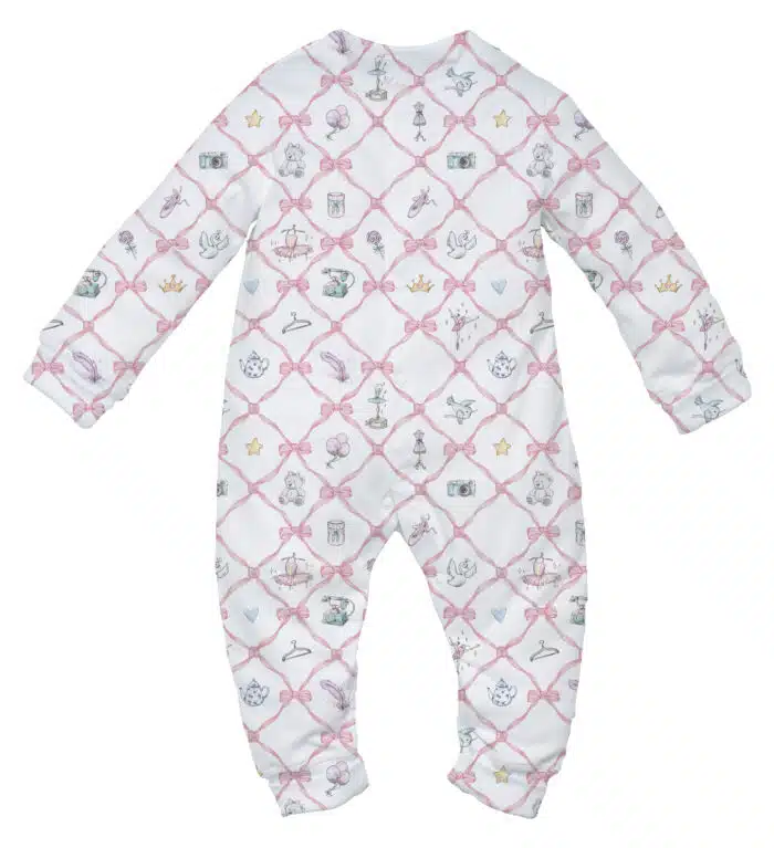 Little pie onesie pyjama Fantasy pink