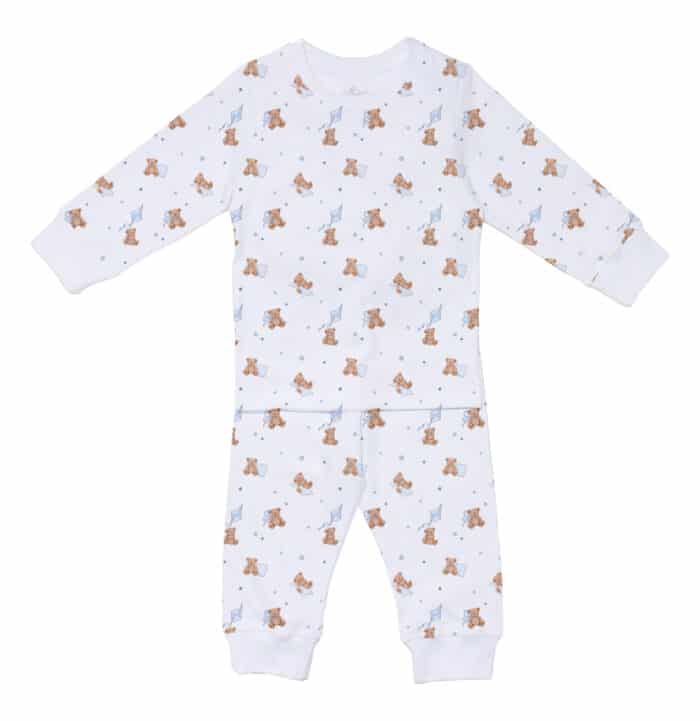 Little pie lange pyjama Teddy bear blue