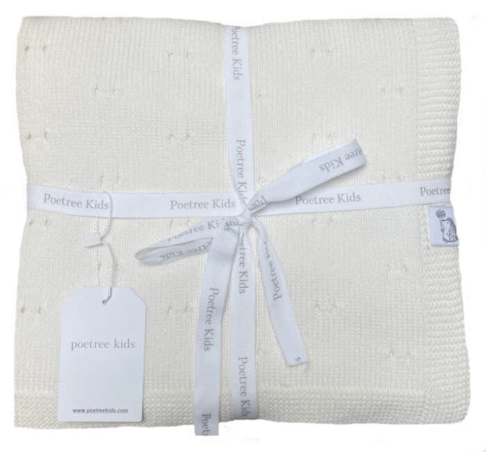 Poetree deken Saint tropez Off white