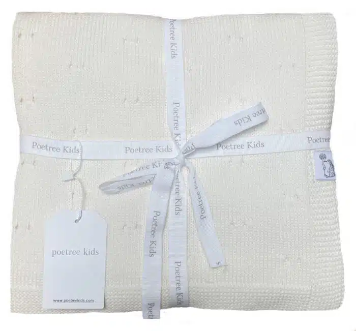 Poetree deken Saint tropez Off white