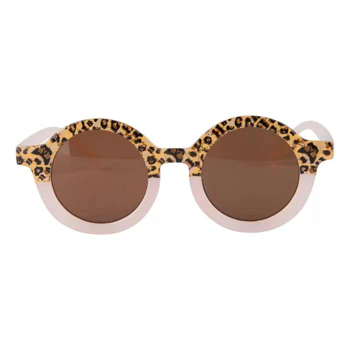 Baby dutch zonnenbril leopard blush