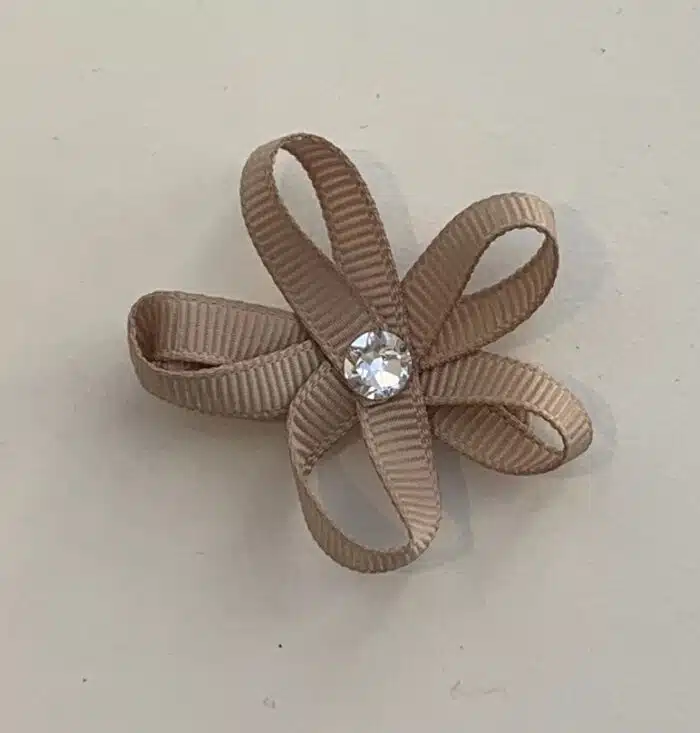 Prinsessefin haarclip Isabell candied ginger