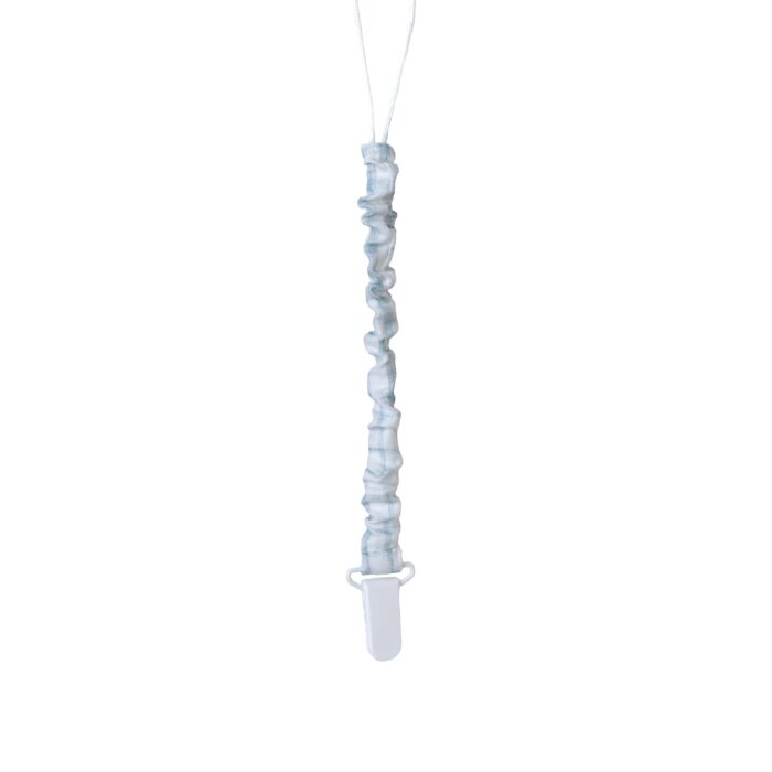 Baby gi speenkoord met ruit creme/blauw