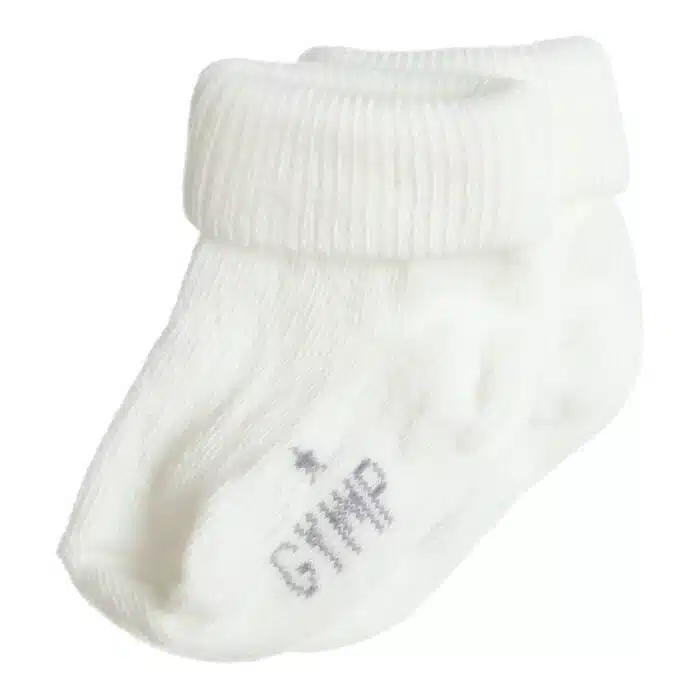 Gymp baby basis sokken creme