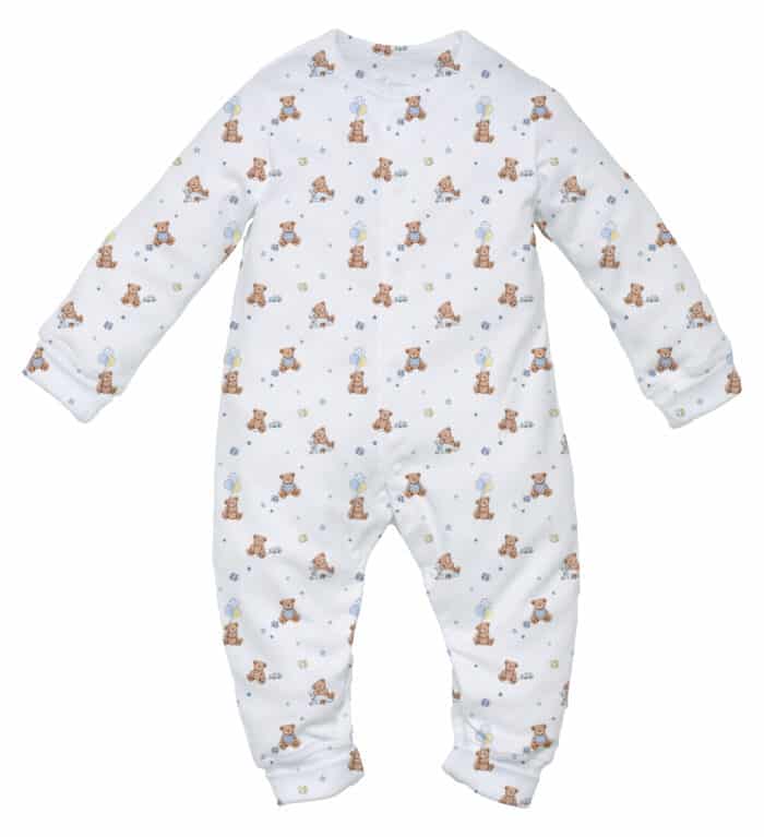 Little pie onesie pyjama Basic bear blue