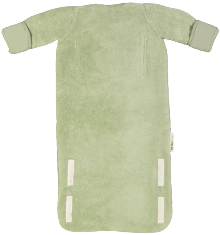 Puckababy teddy newborn 0-6m Olive - Afbeelding 2