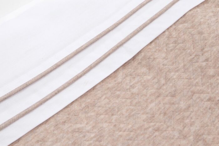 Poetree ledikant laken Chevron camel - Afbeelding 2