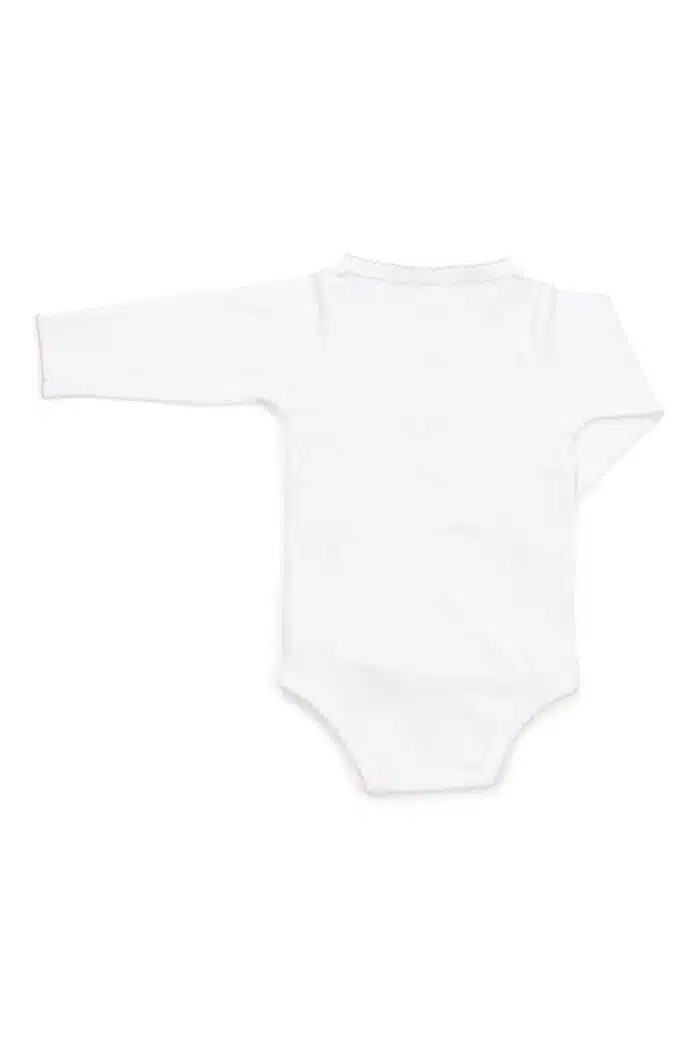 Poetree romper overslag wit/camel - Afbeelding 2