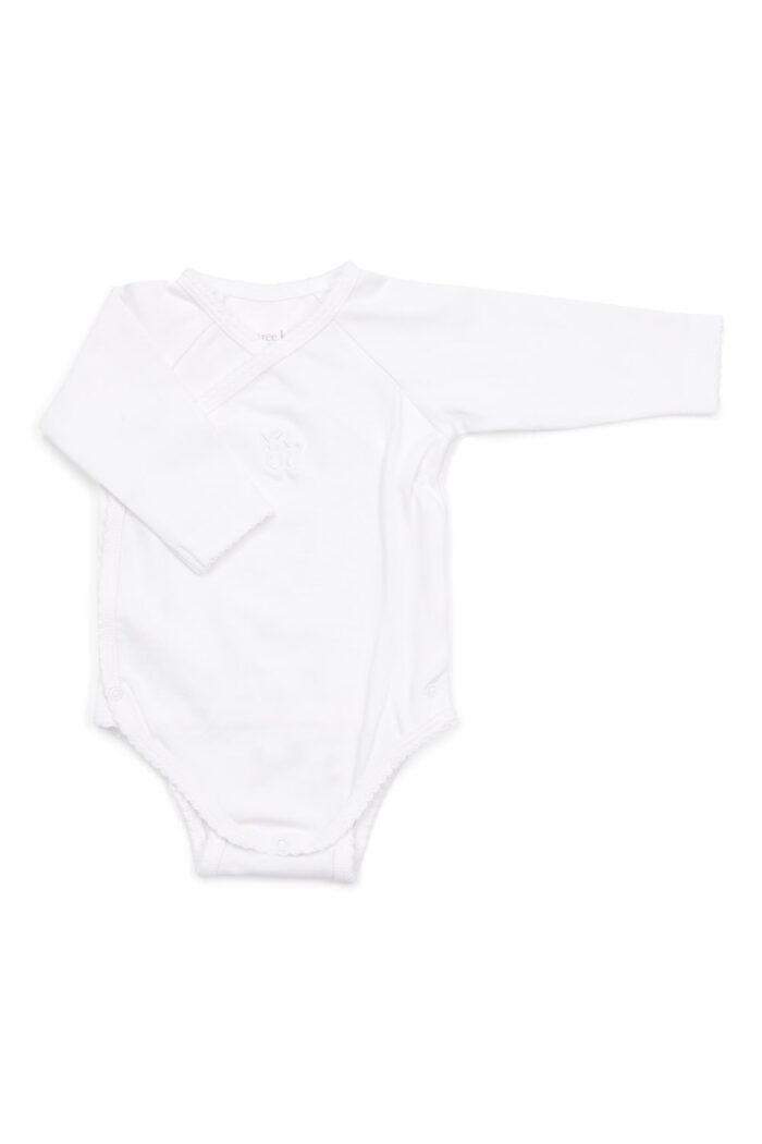 Poetree romper overslag wit/wit