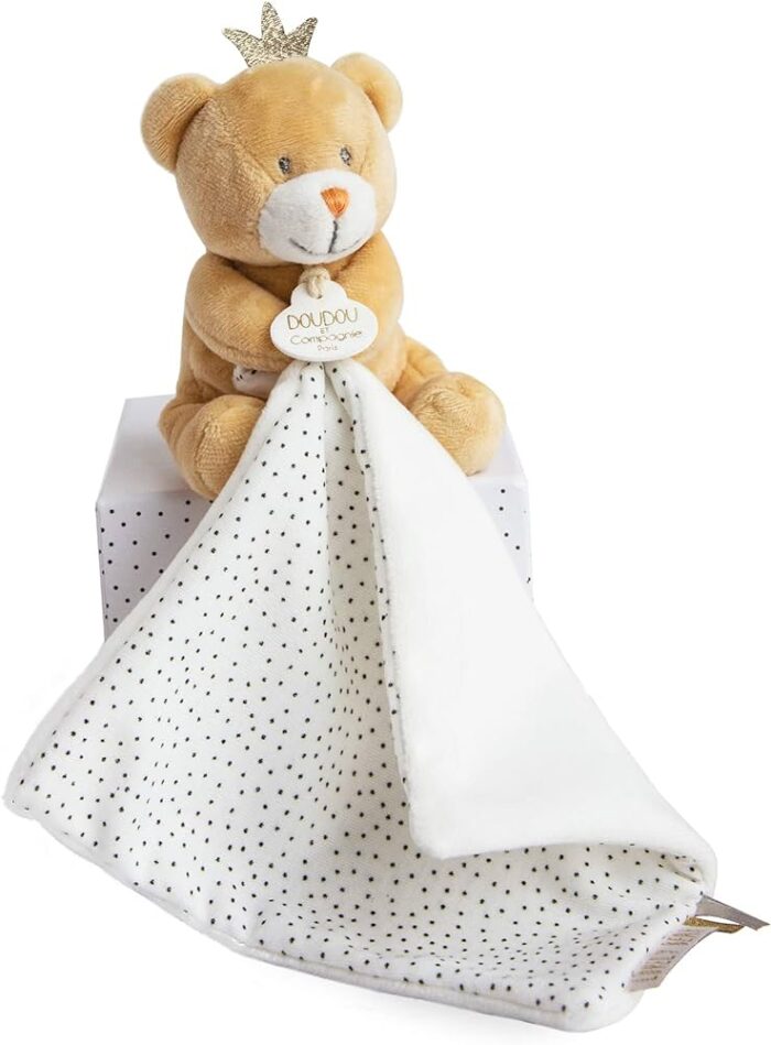 Doudou beer met kroon tuttel