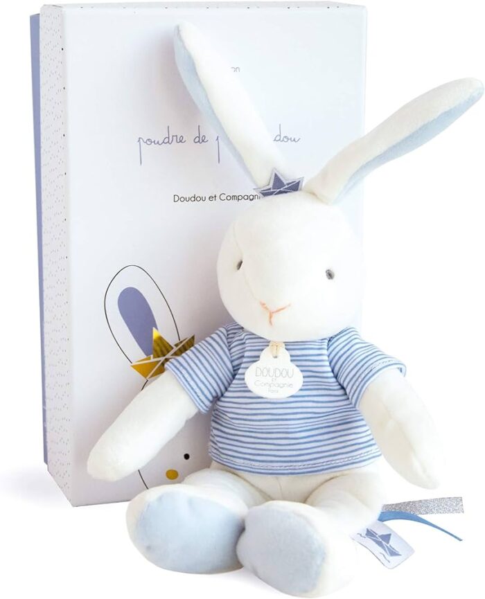 Doudou rabbit sailors 20cm blauw