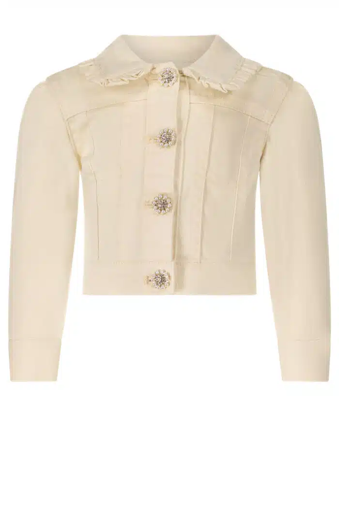 Le chic spijkerjasje girls ivory