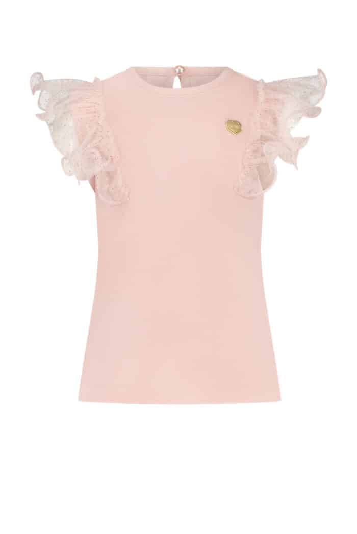 Le chic top met tulle baroque pink