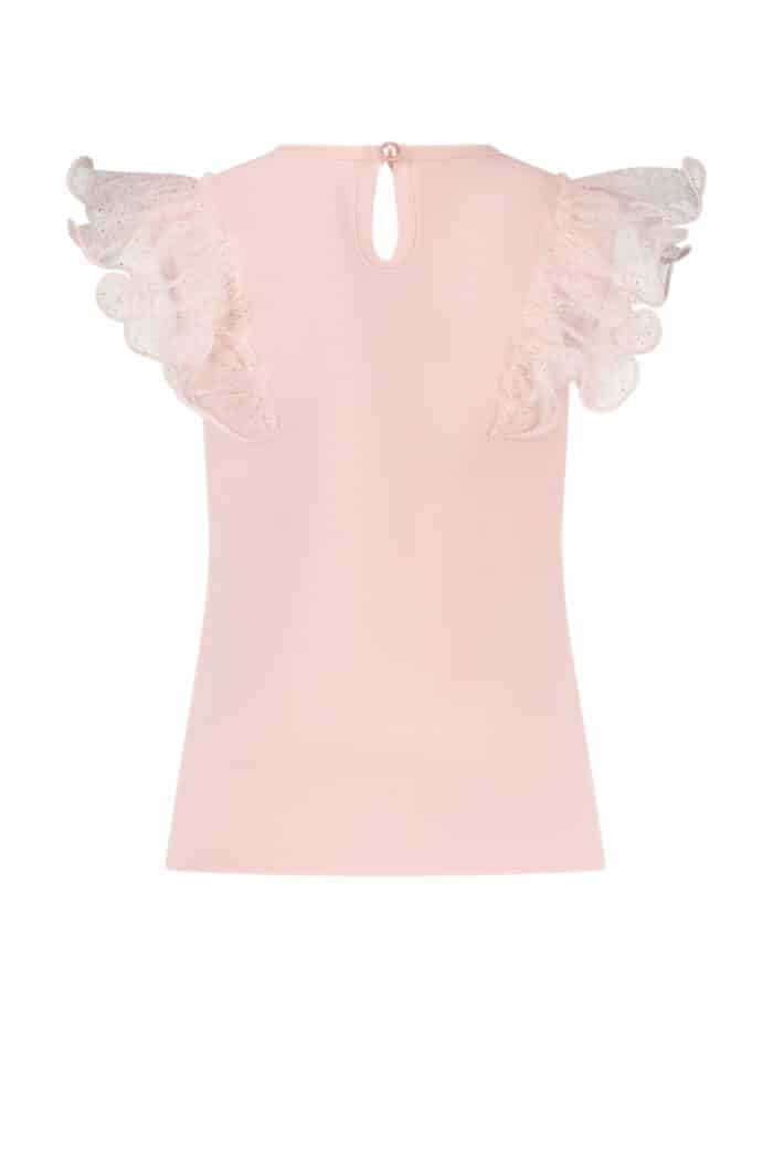 Le chic top met tulle baroque pink - Afbeelding 2