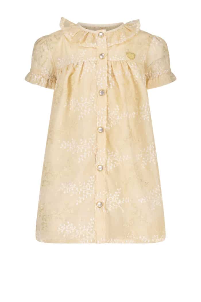 Le chic jurkje met kraagje light cappuccino