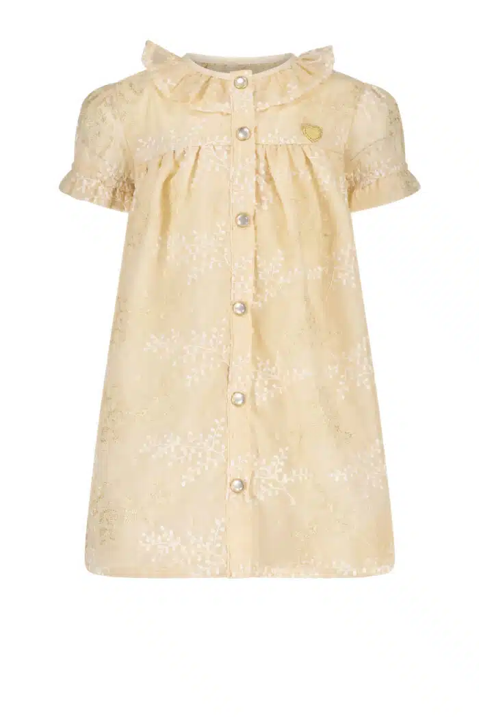 Le chic jurkje met kraagje light cappuccino