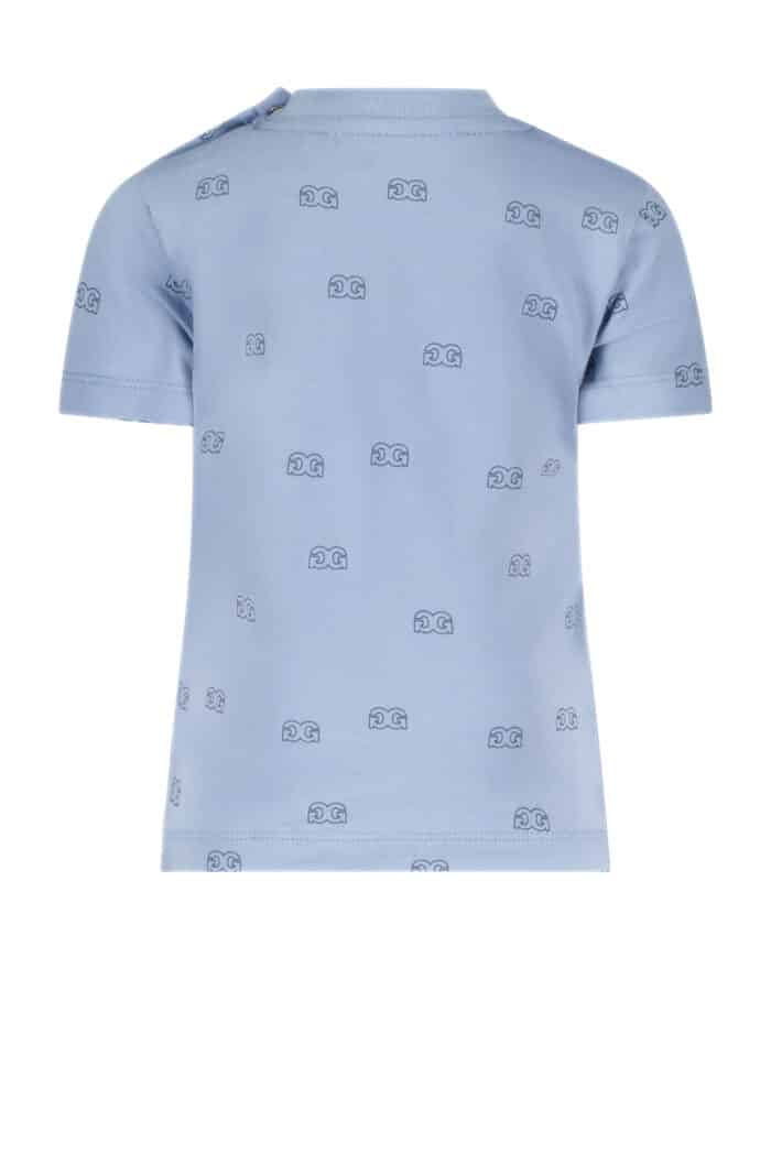 Le chic garçon t-shirt met logo print blauw - Afbeelding 2
