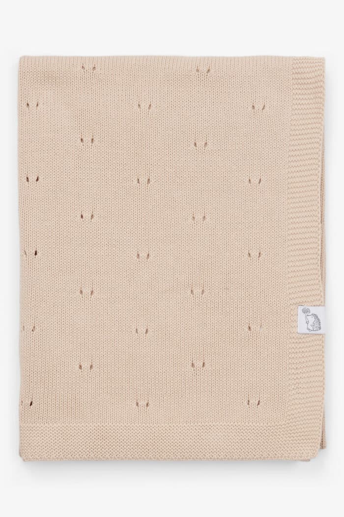 Poetree deken Saint tropez camel