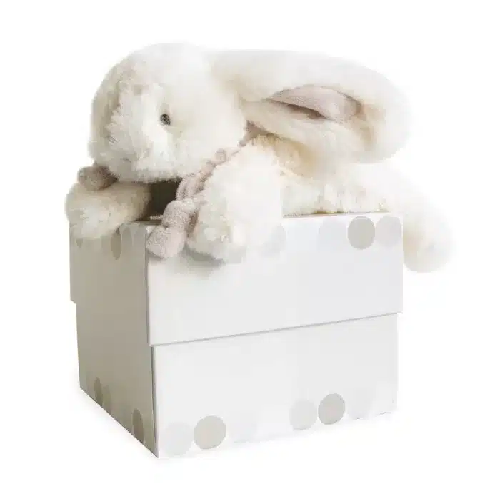 Doudou lapin konijn beige 20cm