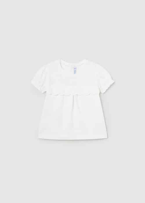 Wit overslag shirt baby online