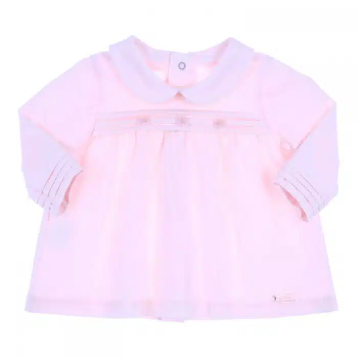Gymp baby shirt met strikjes roze