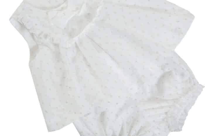 SALE Patachou setje met stipjes wit/beige - Afbeelding 3
