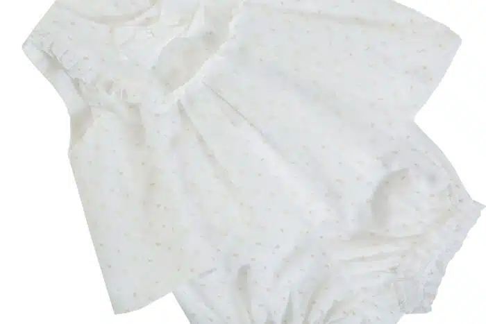 SALE Patachou setje met stipjes wit/beige - Afbeelding 3