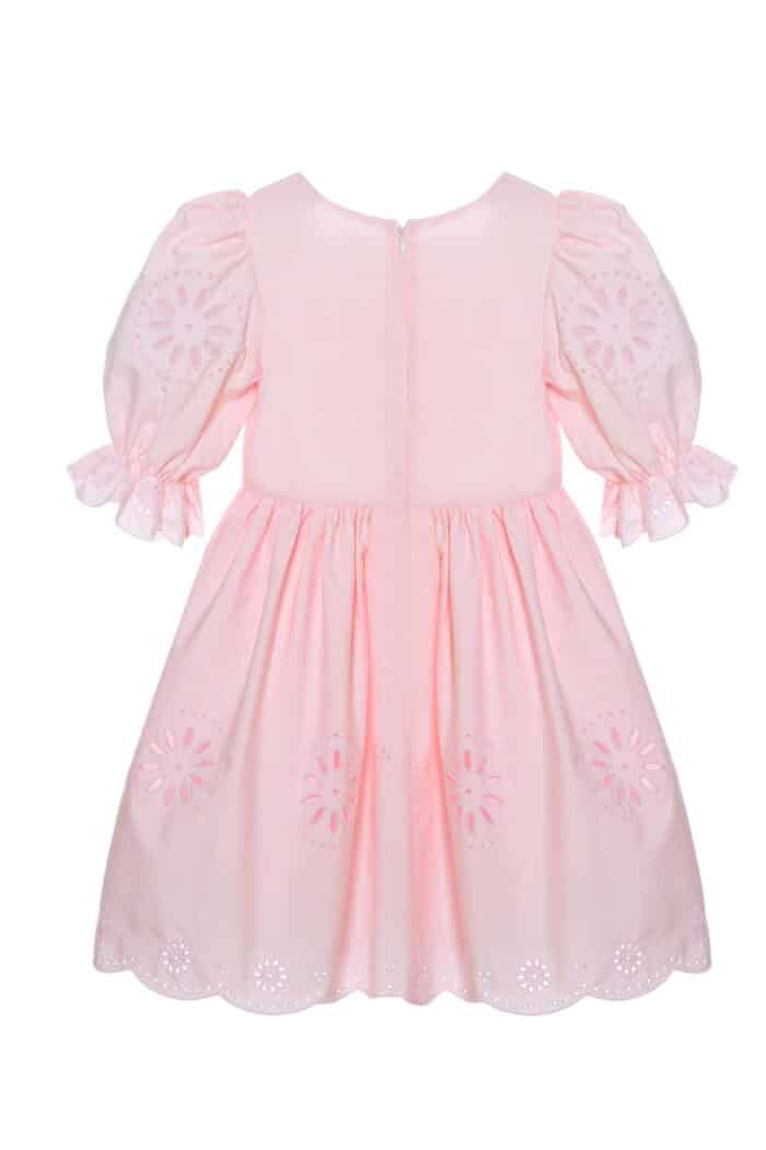 Patachou jurk met broderie roze - Afbeelding 3