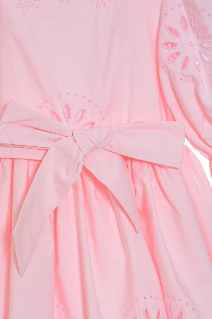 Patachou jurk met broderie roze - Afbeelding 2