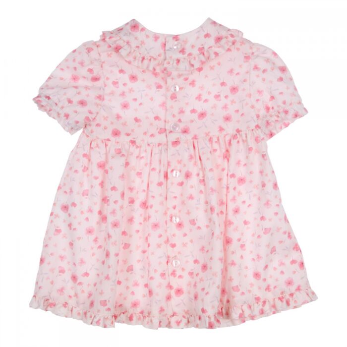 SALE Gymp jurkje roze/bloem - Afbeelding 2