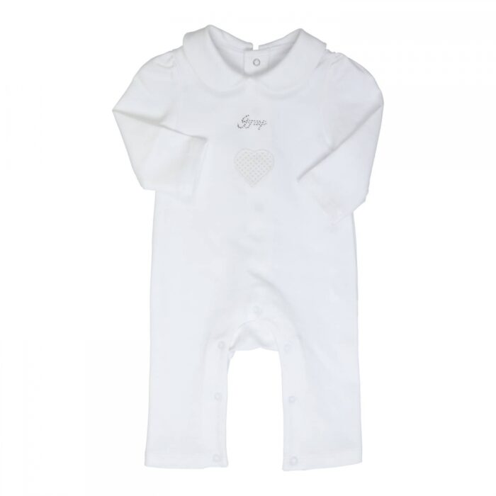 SALE Gymp baby boxpak met hartje wit