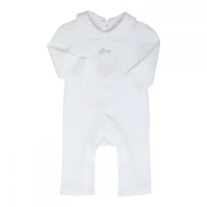 SALE Gymp baby boxpak met hartje wit