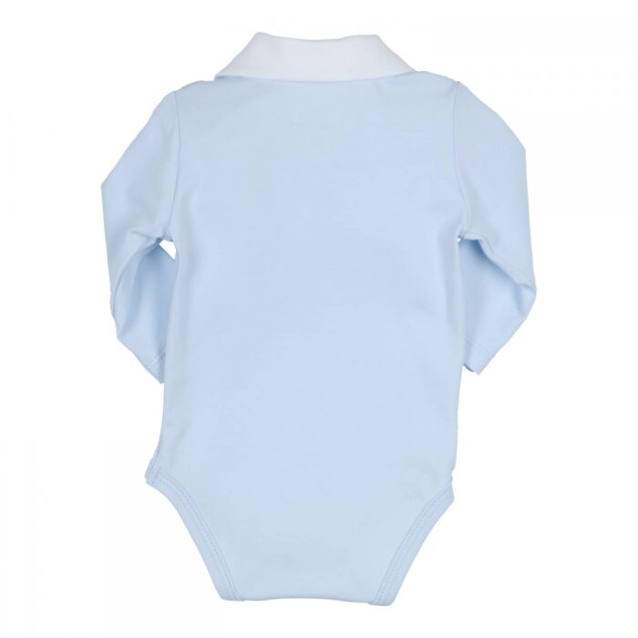 Gymp baby romper boys wit - Afbeelding 2