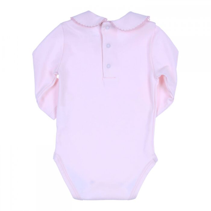 Gymp baby romper lange mouw roze - Afbeelding 2