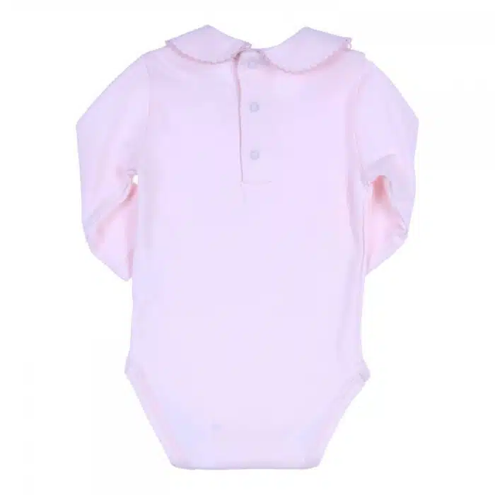Gymp baby romper lange mouw roze - Afbeelding 2