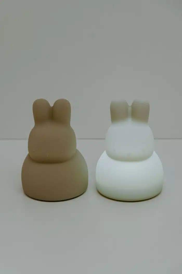 Baby's only nachtlampje konijn warm linen - Afbeelding 2